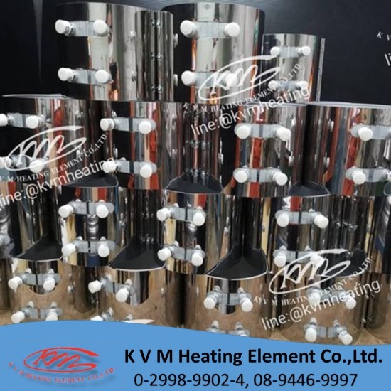 โรงงานผลิตฮีตเตอร์ heater เควีเอ็มฮีทติ้ง เอลเลอเม้นท์ - รับผลิตและออกแบบฮีทเตอร์รัดท่อ